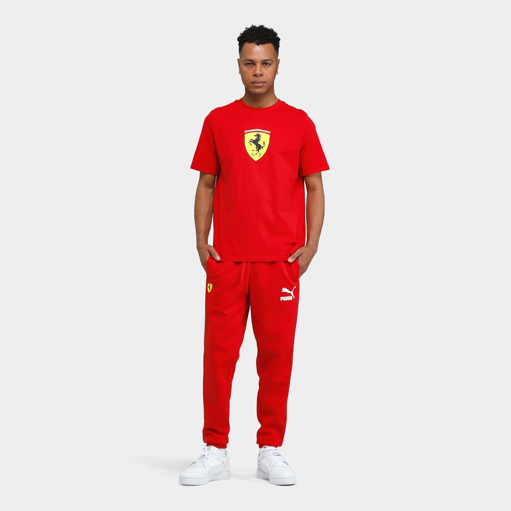 Puma Ferrari Race Iconic T7 Track Pants / Rosso Corsa