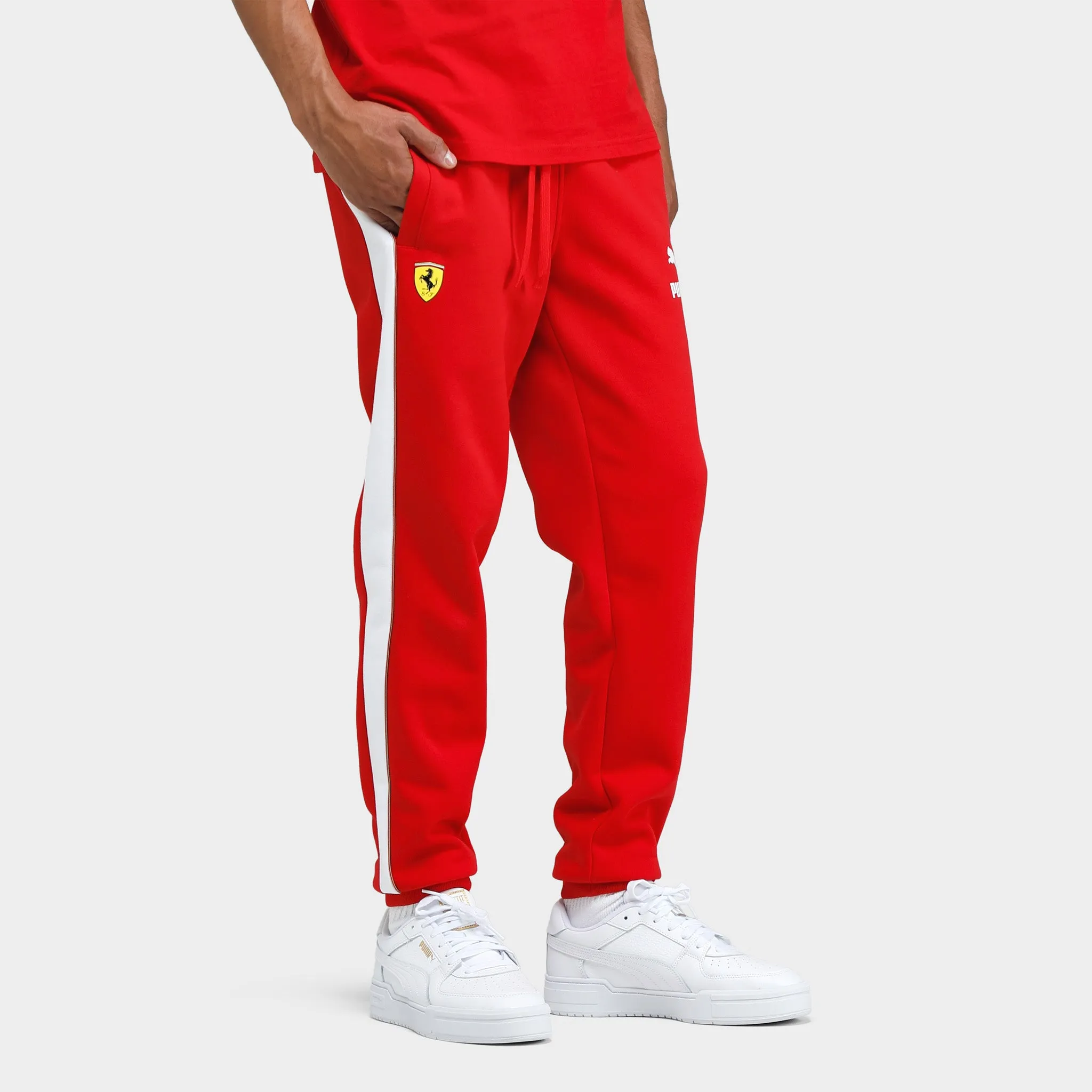 Puma Ferrari Race Iconic T7 Track Pants / Rosso Corsa