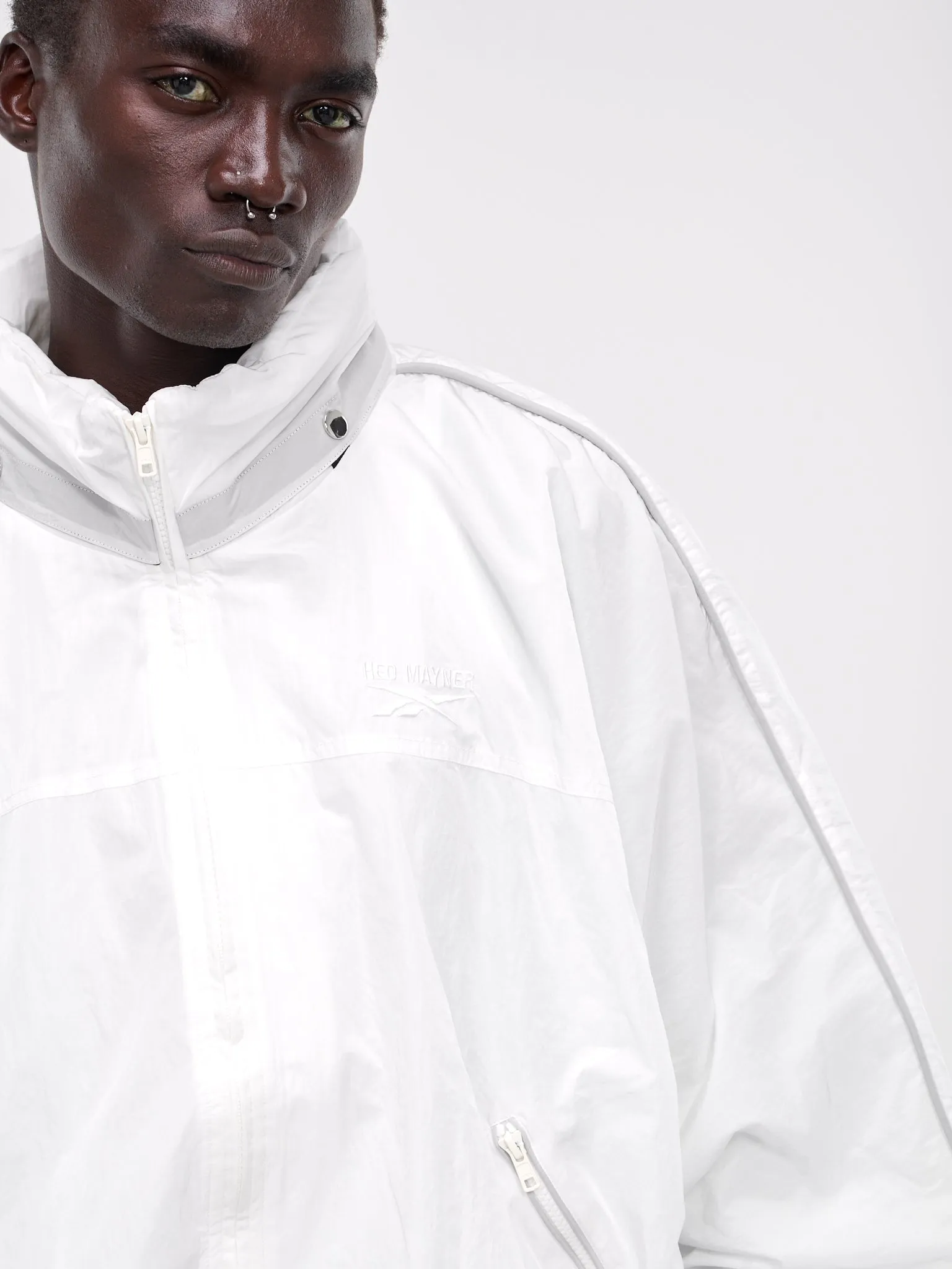 Reebok Hooded Track Jacket (RMBE001C99-WHITE)