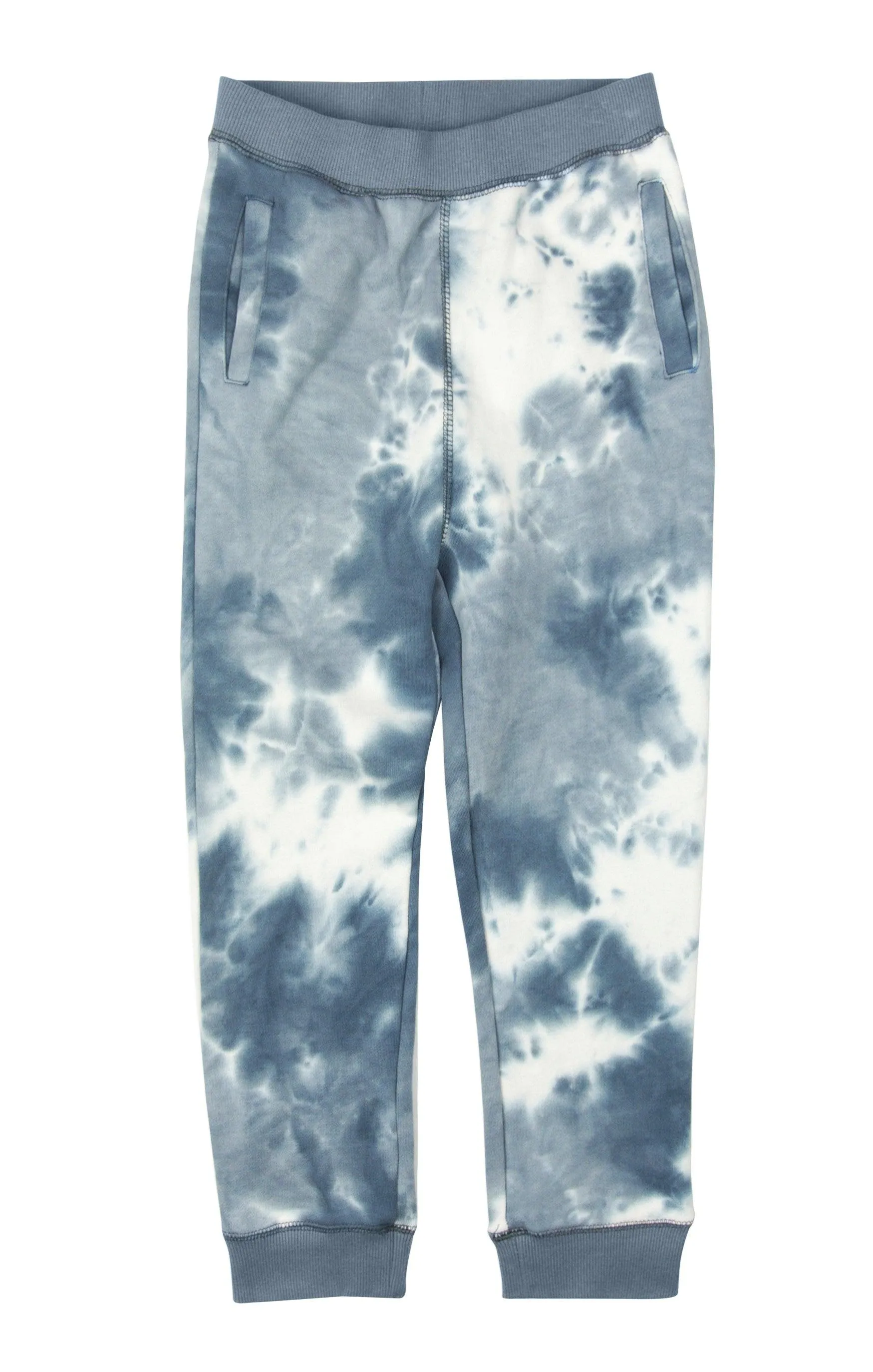 Ribbed Waistband Sweatpants | Storm Tie Dye Highland  | Appaman