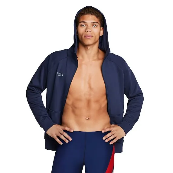 SPEEDO Adult Hooded Warm Up Jacket  Male