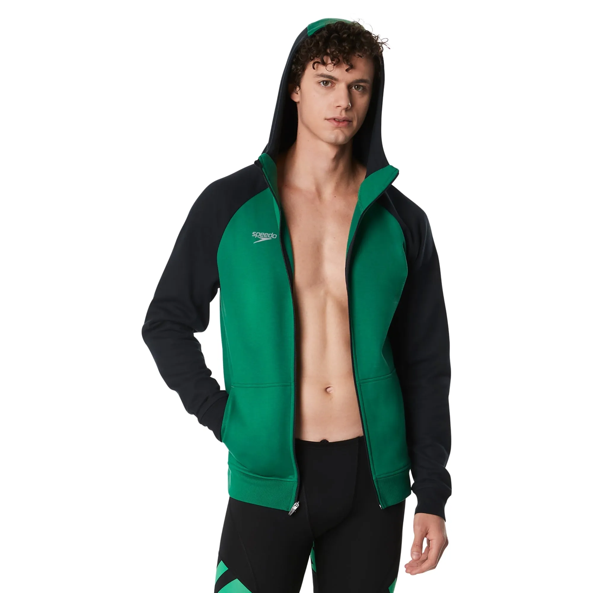 SPEEDO Adult Hooded Warm Up Jacket  Male