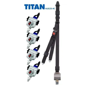 TITAN800 Retractor Kit with Occupant Restraint | S-Hooks & L-Track | AL812S-4C