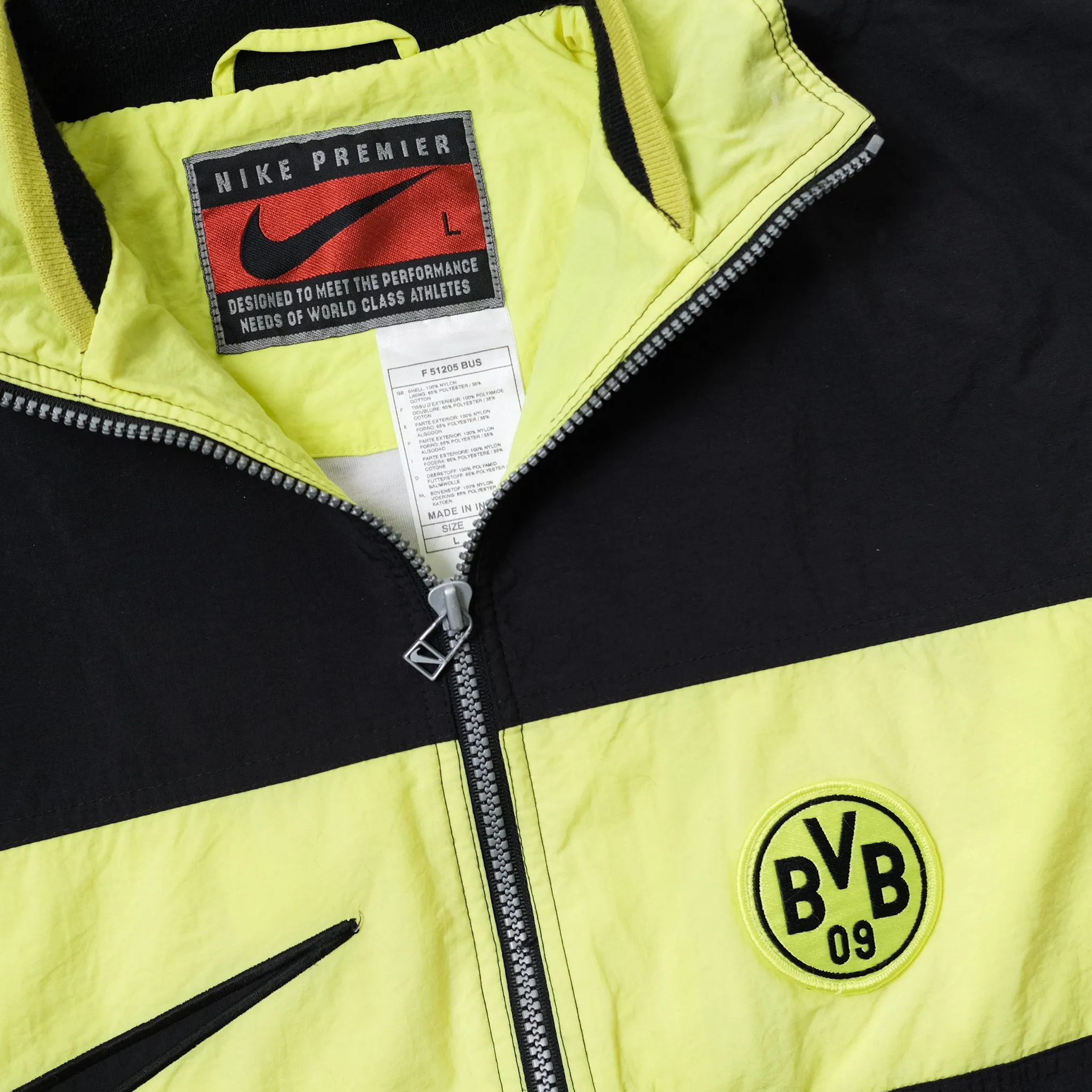 Vintage Nike Borussia Dortmund Track Jacket XS