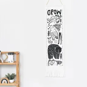 Wee Gallery Organic Canvas Growth Chart - Nordic