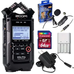 Zoom H4n Pro Digital Portable Audio Handy Recorder   Microphone Accessory Kit